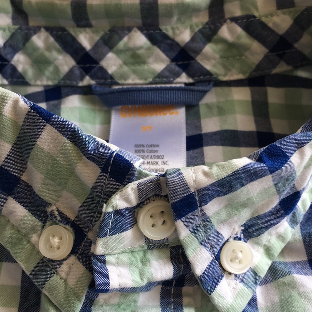 Gymboree Button Down Boys 5T Shirt
